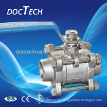 3PC Butt Weld Ball Valve